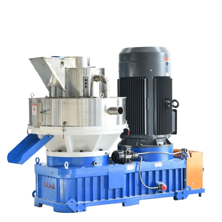 Machine Pelletizer  Pellet Machine Complete Biomass Sawdust Fuel Pellet Mill Tianqing Machine Animal Feed Pellet Making