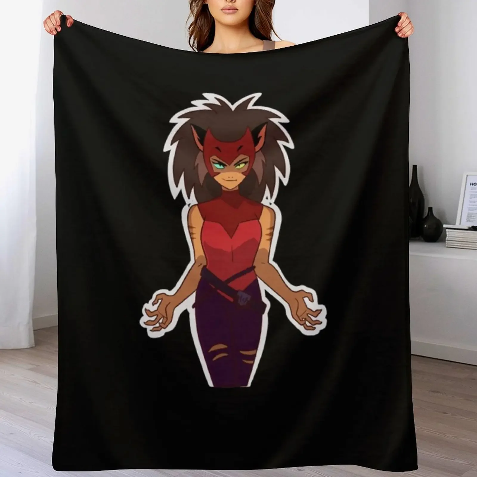 

Catra Throw Blanket Luxurious Soft Fuzzy Blanket for Sofa Bed
