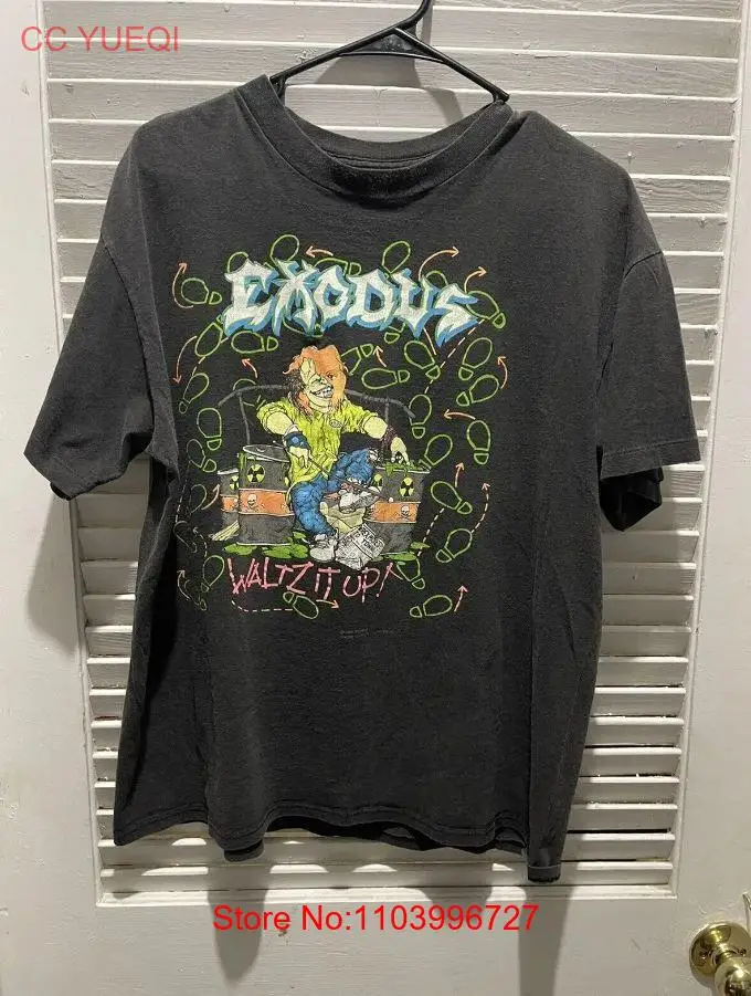 EXODUS Rock 1989 Metal Tour T-shirt, Cotton, Mom/Dad/Friends BEST Gifts