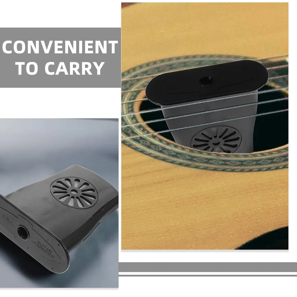 4Pcs Acoustic Guitar Humidifier Sound Hole Type Prevent Panel Cracking Improve Tone Stability Guitar Care Maintenance Tool