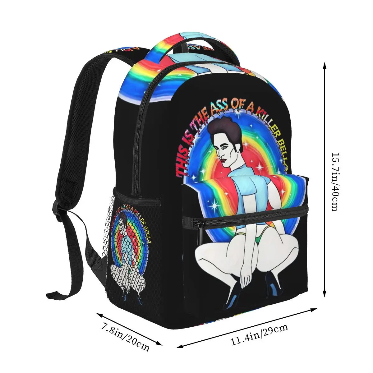 This Is The As Of A Killer Bella Twilight Saga Edward Cullen Student Backpack School Bag Daypack For Unisex Bookbag Shoulder Bag