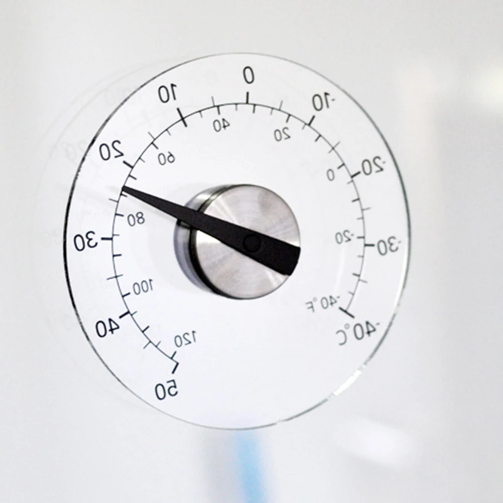 Greenhouse Thermometer Hygrometer Measuring Gauge Waterproof Thermometer Temperature Meter for Outdoor Window Garden
