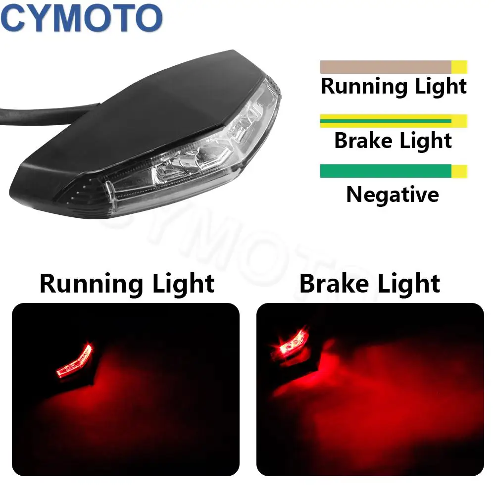 Motorcycle LED Tail Light Bracket Talllight Dirt Bike Enduro Mudguard Assembly For GASGAS EC 250 300 250F 350F 2021-2023