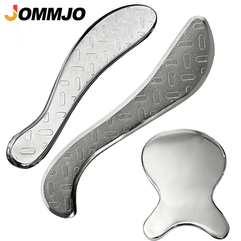 1PCS Stainless Steel Gua Sha Tool, Gua Sha Facial Tools,Durable GuaSha Tool for Jawline Sculpting, Face Massager,Skin-Care Gift