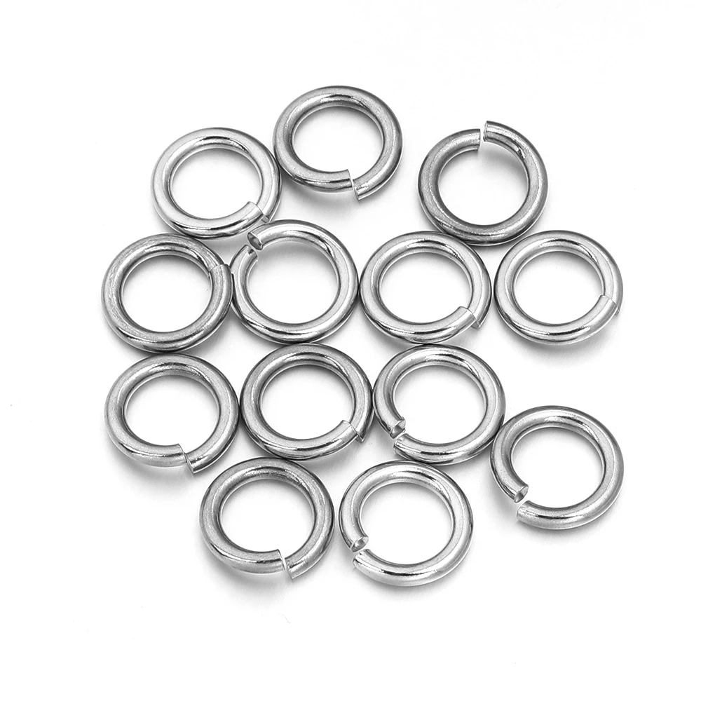 20Pcs Stainless Steel Split Ring Jump Rings for DIY