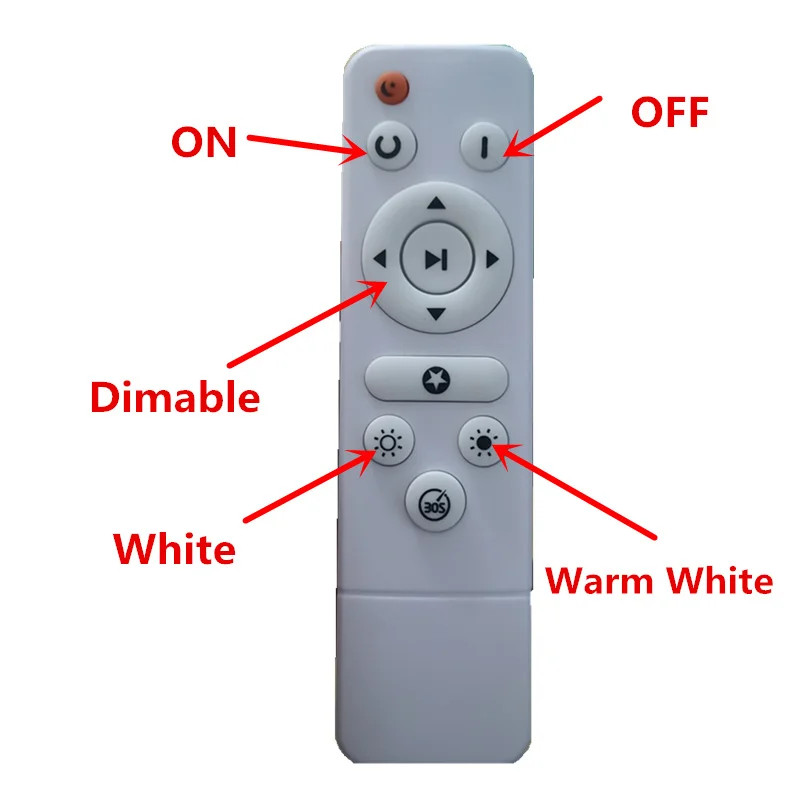 원격 제어 교체 가능한 LED 광원 천장 3 색 24W 36W 48W 64W 80W 185V-240V, 자석 Led 조명 교체