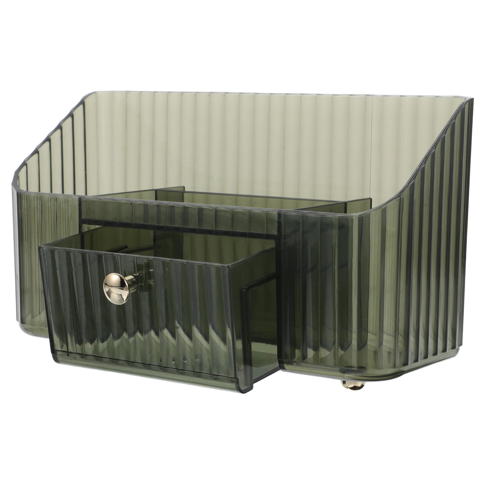 

Storage Box Multicompartment Vanity ganizer Clear Tray Display Green Lipstick Lotion Perfume Jewelry Skincare HOLDER
