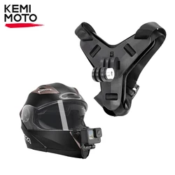 Motorcycle Helmet Strap Mount Front Chin Stand Holder For GoPro For Hero For DJI For Insta360 Action Camera Accessorie
