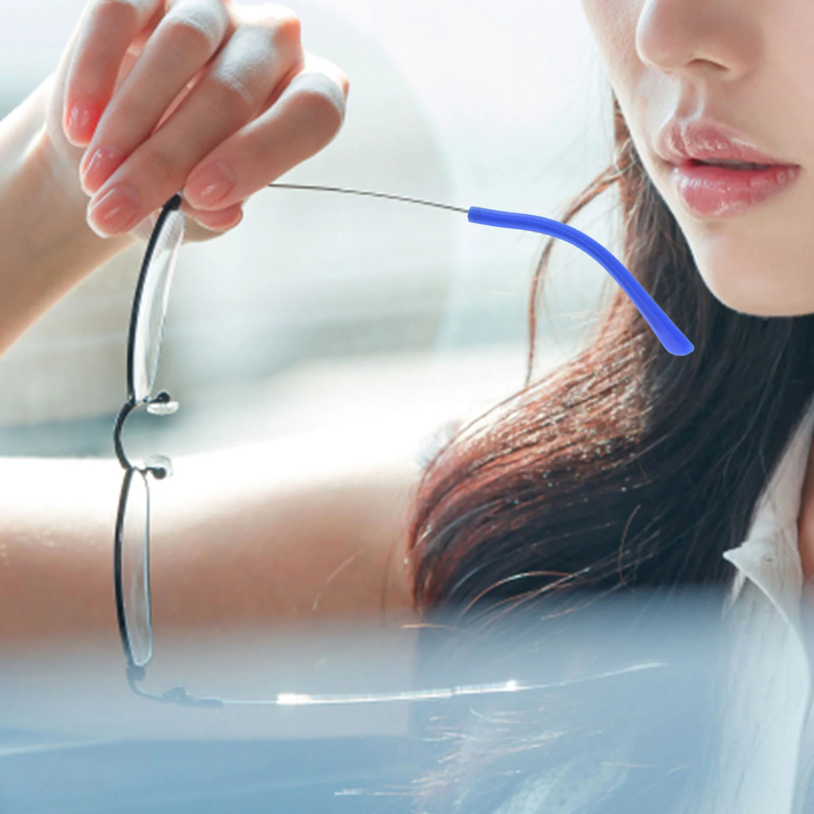 12 Pairs Spectacle Temple Protector Eyeglasses Accessories Tape Small Ear Grips Tips Silicone Silica Gel Man Cushions