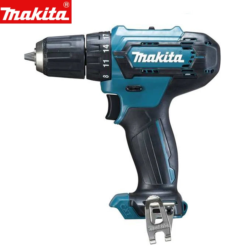 Makita Df333d Original Furadeira de Chave de Fenda Elétrica 12v Casa Faça Você Mesmo sem Fio Motorista Broca Bateria Lítio Máquina Perfuração Impacto