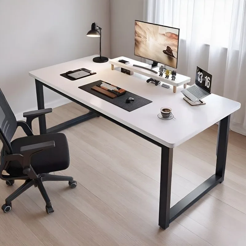 Home desktop office student study table, long strip against the wall simple rental house e-sports table