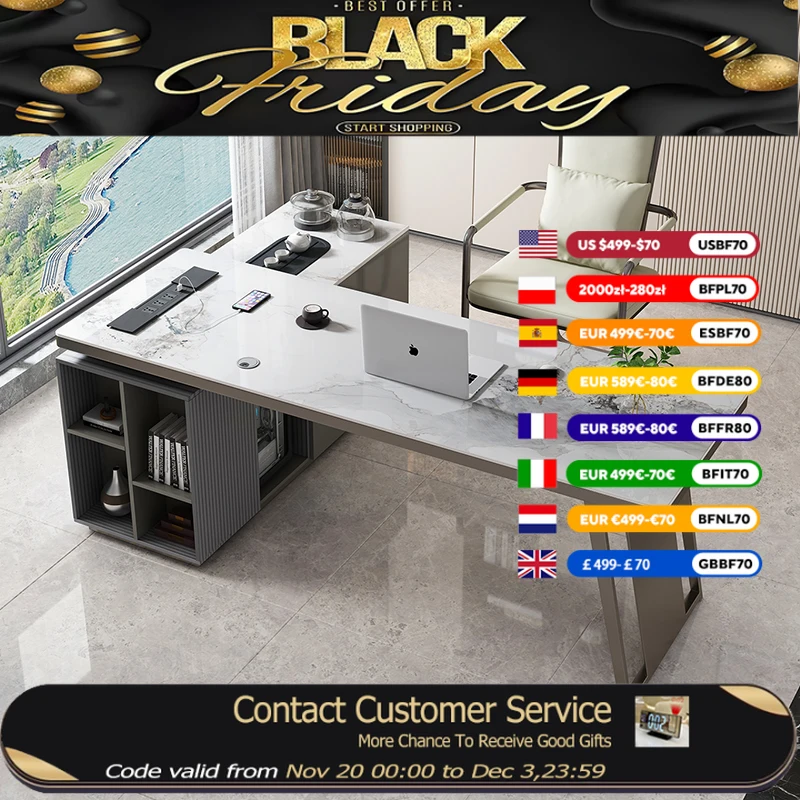 

Хранение для письма, офисный стол L-образной формы, дизайнерские игровые компьютерные столы, органайзер, ящики, мебель Mesa Para Computador