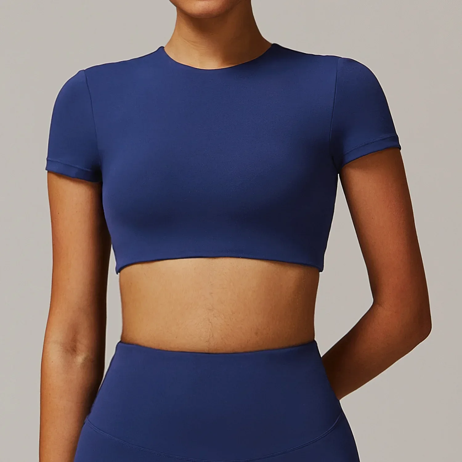 Short Yoga Tops Sexy Back Hollow Out Sports Shirts Women Fitness Clothes Workout Running Short Sleeve Top Gym Push Up Yoga Shirt