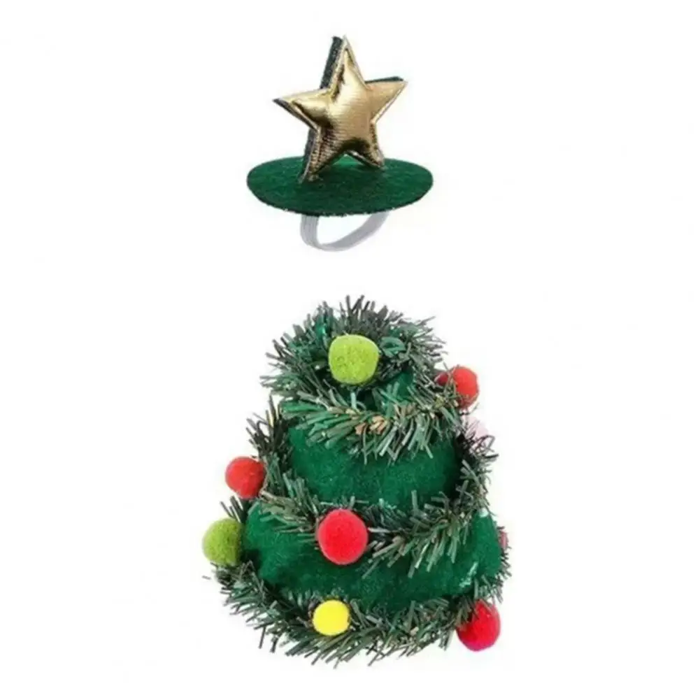 Unique Christmas Table Accessory Tabletop Goose Outfit Festive Christmas Tree Goose Outfit for 7 Statue Holiday for Seasonal