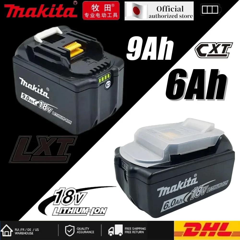 

100% Original Makita 6Ah 6000mAh for Makita 18V Battery BL1830B BL1850B BL1850 BL1840 BL1860 BL1815 Replacement Lithium Battery