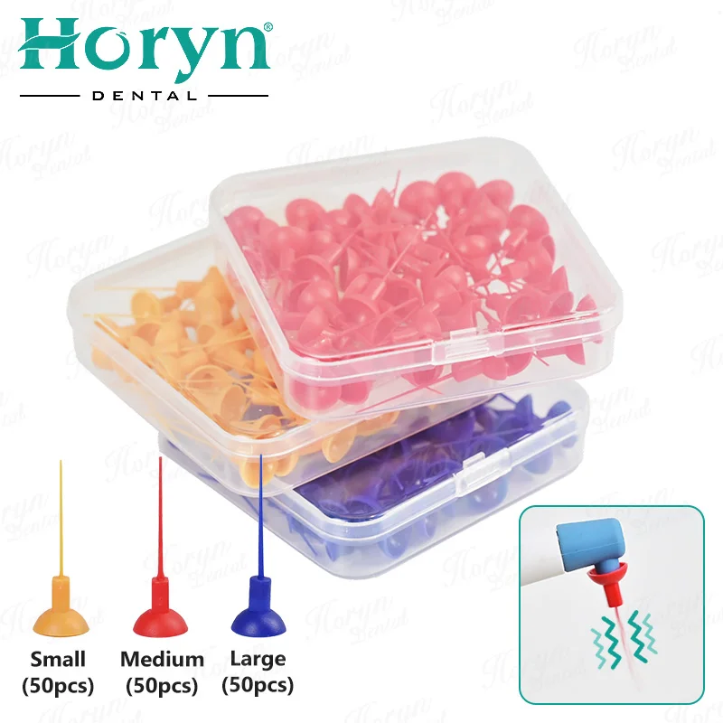 

Dental Sonic Irrigator Tips 50 PCS Endo Sonic Activator Tips for Root Canal Dental Instrument Dentist Materials
