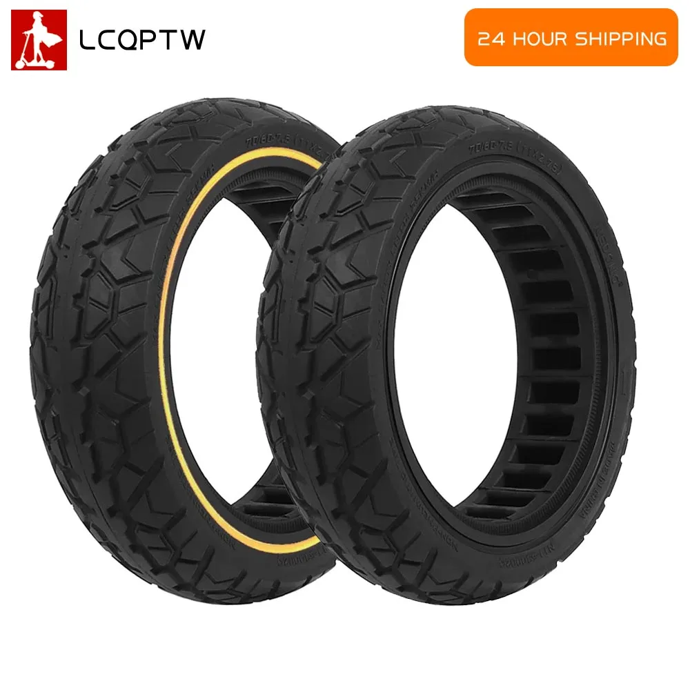 

Сплошная шина 70/60-7,5 для электрического скутера Ninebot ZT3 Pro/G3, 10-дюймовая внедорожная противоскользящая сотовая амортизирующая часть шин