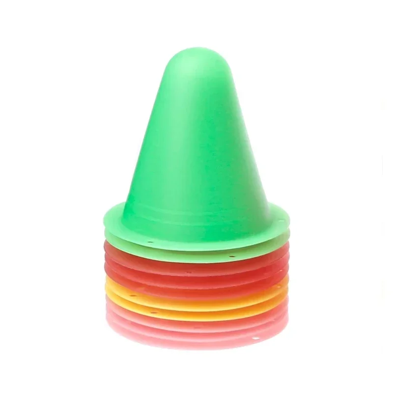 10 Pcs Football Marking Cup Marker Cones Slalom Roller skate pile cup Soccer Training Equipment