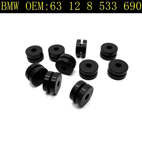 10X para BMW S1000RR F750GS F850GS R1250GS F900GS C400GT/X arandela de goma para faro de iluminación frontal