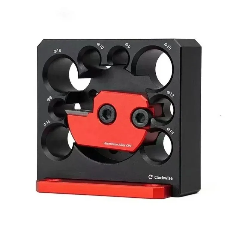 

Метрическая ручная фреза 8-20 мм, набор инструментов для производства регулируемых круглых стержней с 8 отверстиями, включая вставки из твердого сплава