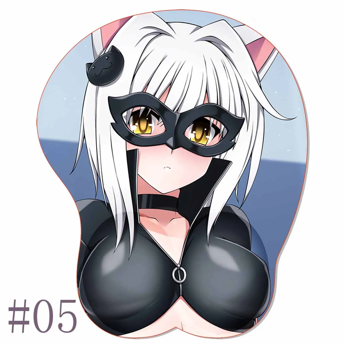 لوحة ماوس ثلاثية الأبعاد Toujou Koneko Mousepad Oppai High S_School DxD H_Hero أنيمي سيليكون مسند المعصم وسادة كبيرة حصيرة ماوس الألعاب