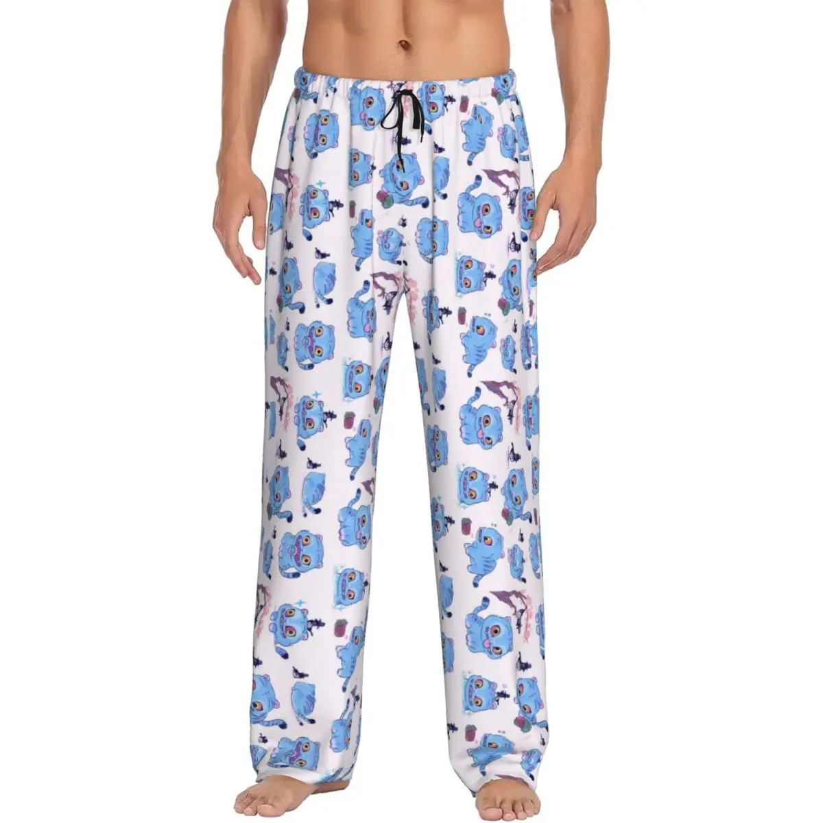 

Custom Print K-KPop D-Demon H-Hunters Poster Pajama Pants Men's Anime Cartoon Sleep Sleepwear Bottoms with Pockets