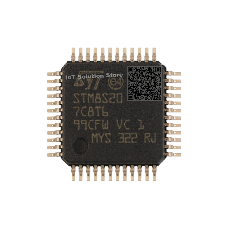 STM8S207C8T6 Mainstream Performance LQFP-48 7X7X1.4mm STM8 Series STM8S207C8T6TR