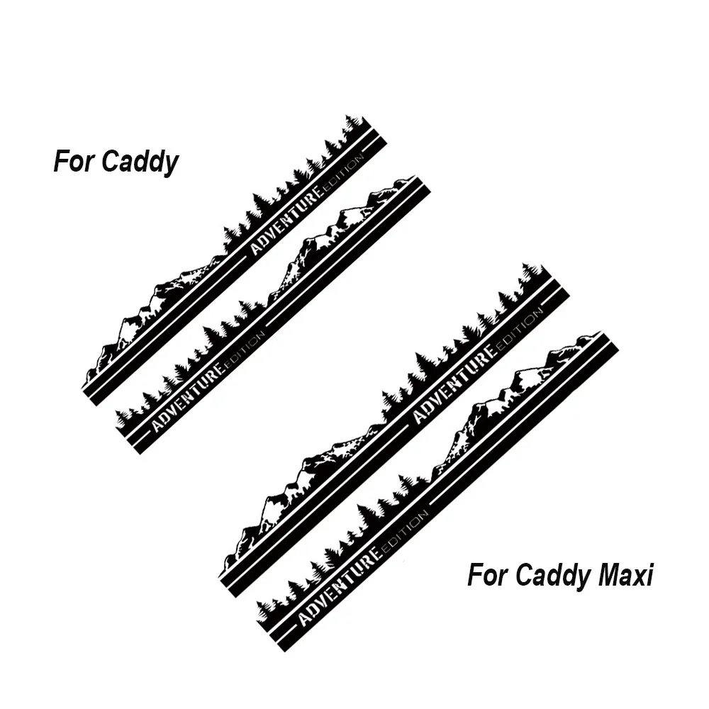2PCS Car Stickers For Volkswagen VW Caddy MK1 MK2 MK3 MK4 2 3 4 Maxi Kombi Camper Van Graphics Vinyl Decals Tuning Accessories view 5