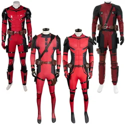 Wade Cosplay Male Costume For Adult Men Disguise Movie Dead Roleplay Fantasia Pool Outfits Male Halloween Carnival Party Cloth