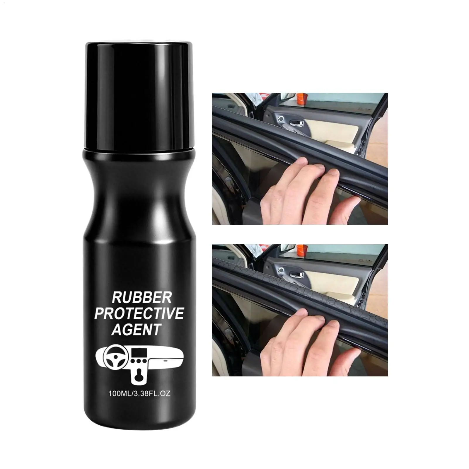 100ml Car Rubber Strip Repair Liquid, Ceramic Spray Coating Protectant, Restore Auto Weather Strips & Trim Cleaning care agents