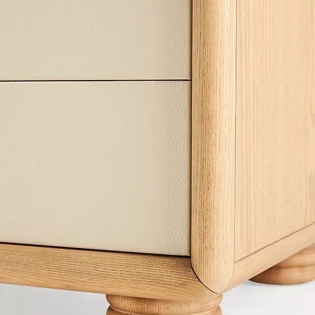 High End Nightstand Crafted Solid Engineered Wood Frame Handmade Nightstands