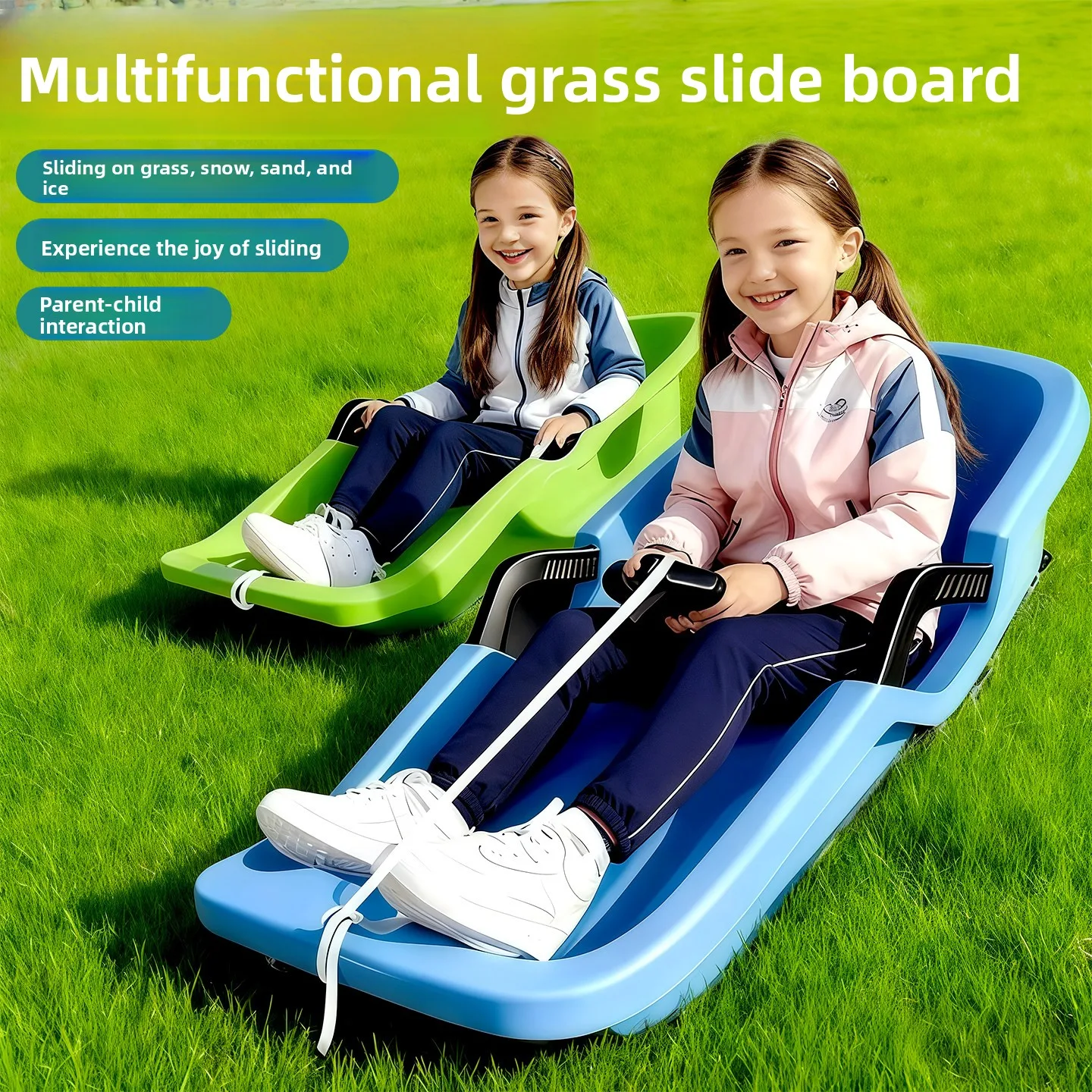 thickened-wear-resistant-children's-snow-sled-adult-snowboard-outdoor-equipment-leisure-tool-sledge-board-sliding-board