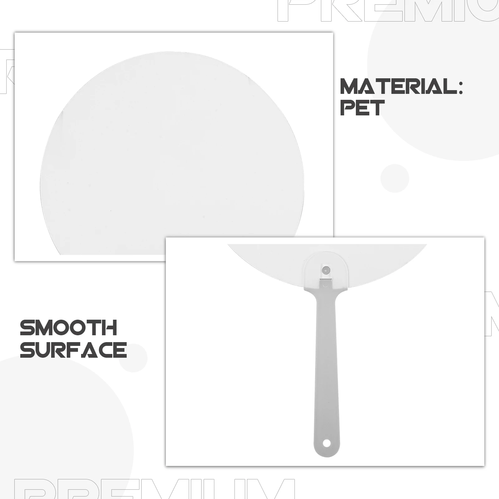 

Heat Transfer Sublimation Blank DIY Handheld Wedding Party Supplies Reusable Custom Craft Hand Sublimation Fans Decor
