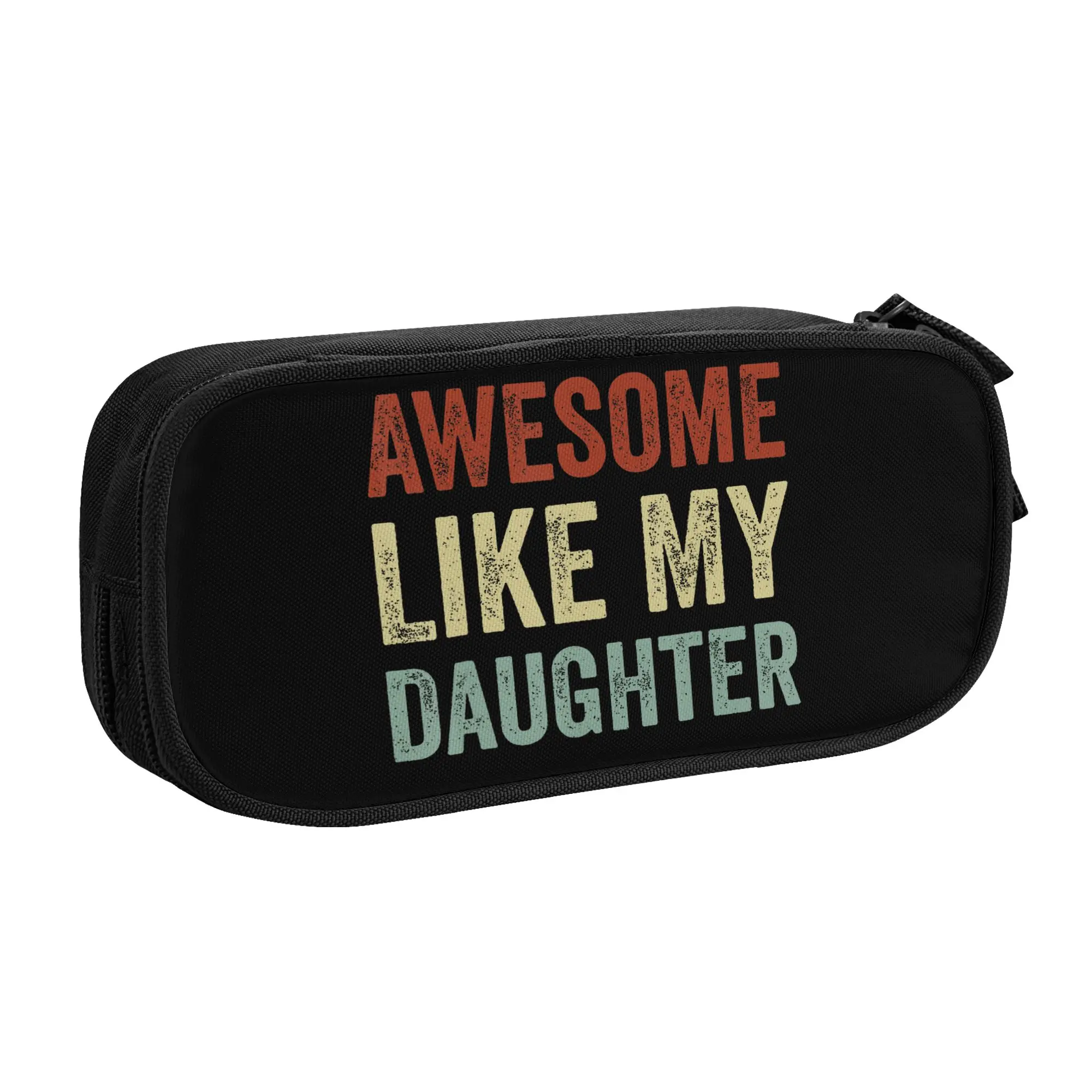 

Large Capacity Bags for Child Cartoon Awesome Like My Daughters Funny Men Dad Fathers Day Handheld Study Bag