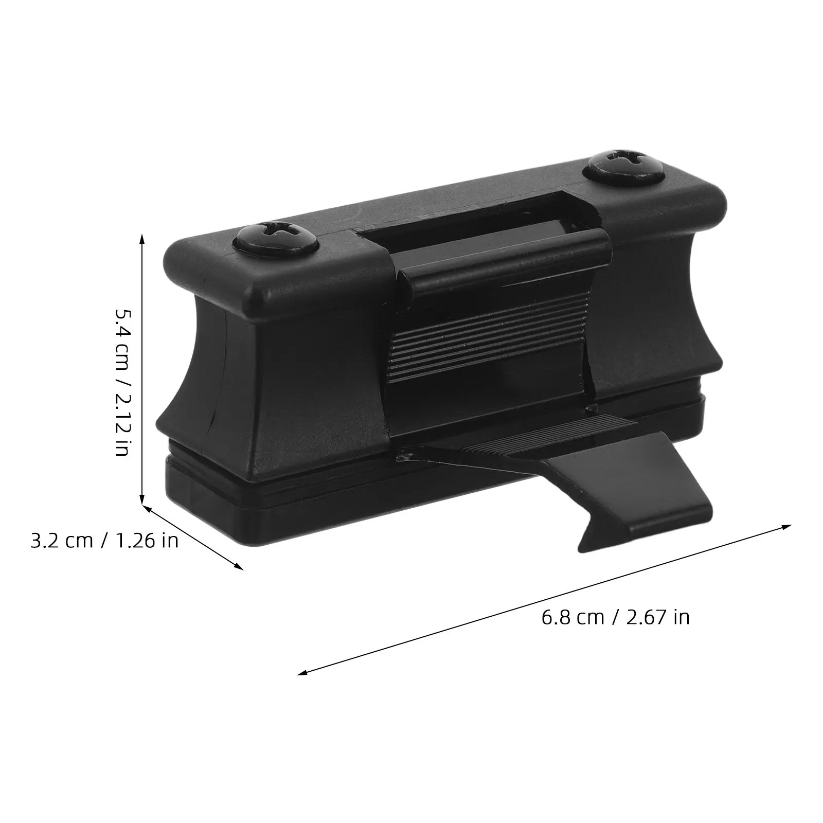 Excavator Sliding Window Latch Heavy Duty Plastic Cab Glass Lock Replacement for Digger Backhoe Construction Vehicle Cab