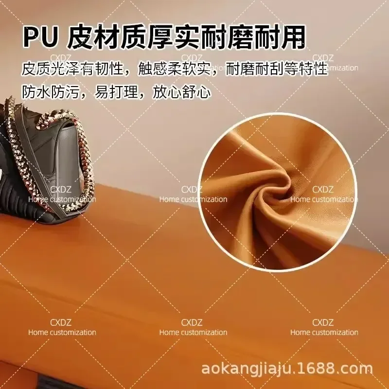 Luxury Shoe Change Stool Entryway Bench High End Home Porch Seating Fitting Room Sofa Stool Modern Hallway Furniture