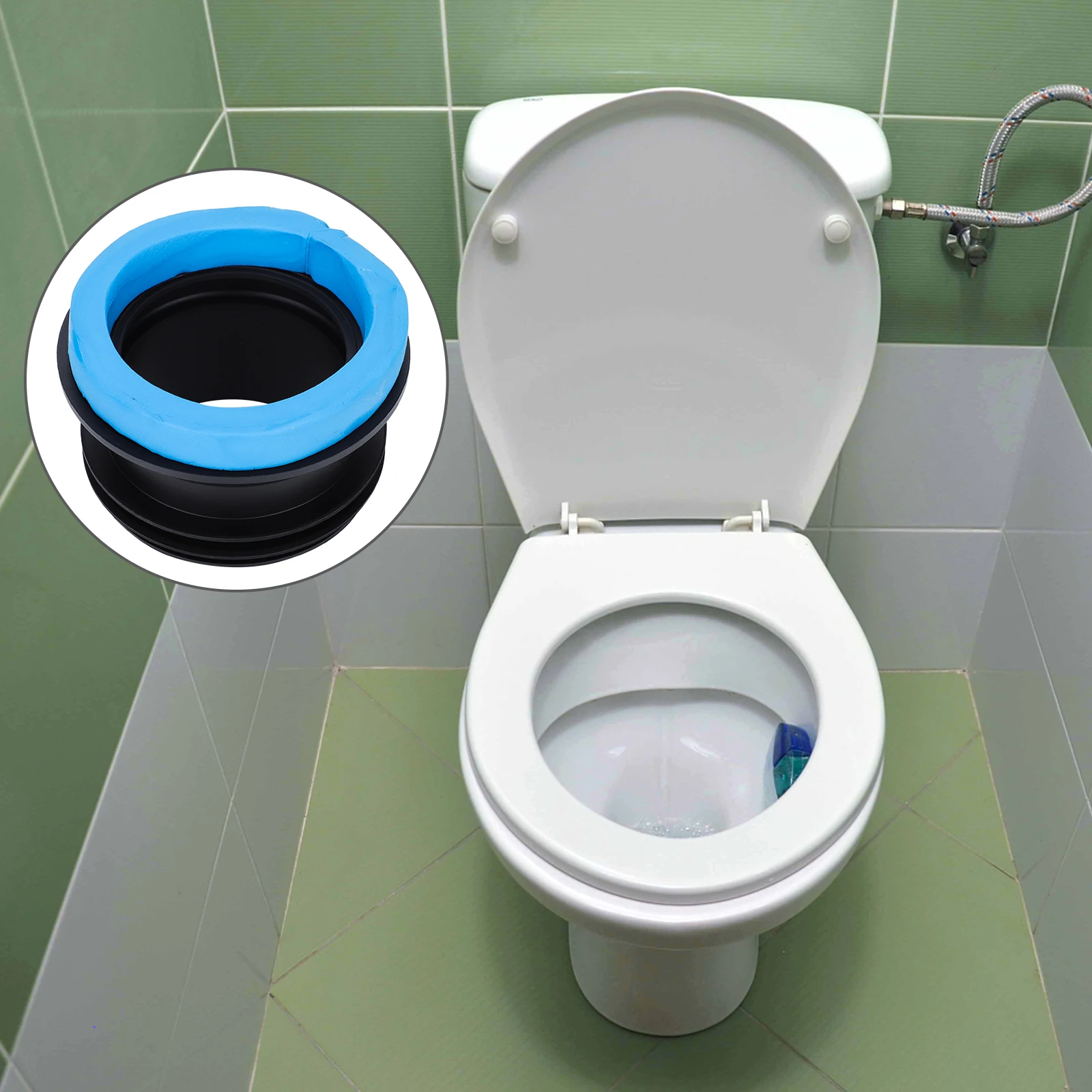 

Toilet Seat Replacement Gasket High-Quality Durable Rubber Sealing Ring Easy Install All Toilets Compatible Closestool Gasket
