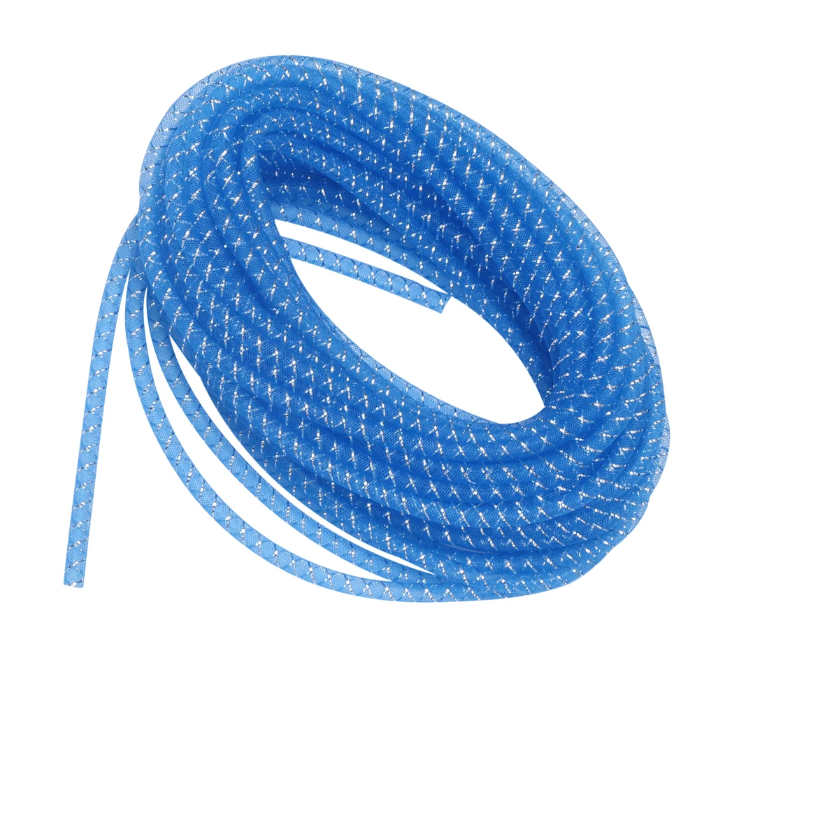 

1pcs Elastic Mesh Tube Polyester Braid Tube Yarn Net Cord Diy Jewelry Making Supplies For Women Kids Bright Green Lightweight