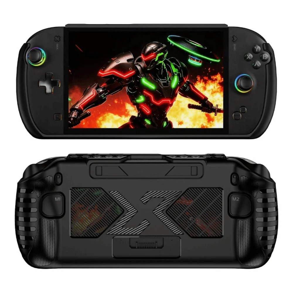 TPU Handheld Game Console Case Shockproof Anti Slip Protective Cover Ergonomic Soft Host Shell for OneXPlayer FLY Apex