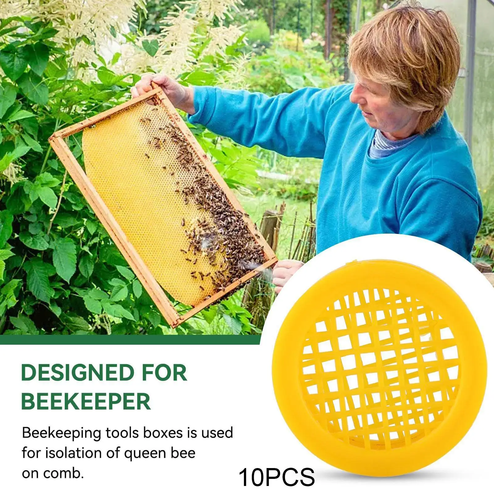 Queen Bee Cages Plastic Beekeeping Rearing Box Kit Large Capacity Beekeeping Tools for Bee Farm Equipment