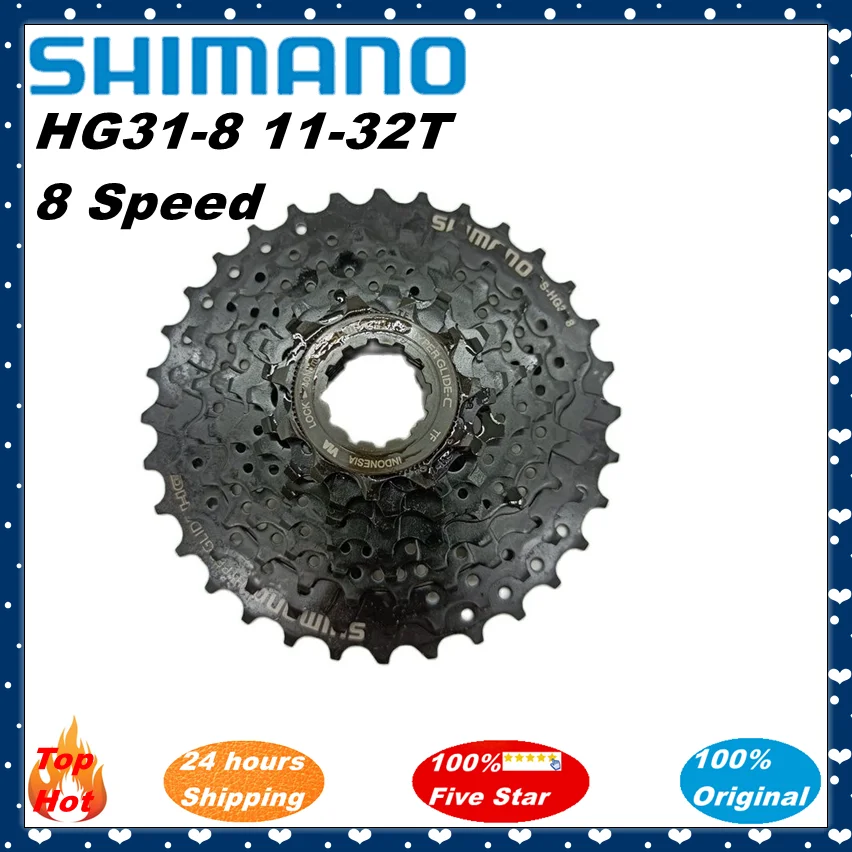 

Кассета Shimano M310 для горного велосипеда, 32T 34T CS-HG31-8 8V K7 8 Speed, свободное колесо 3x8 2x 8 Speed, для Shimano M310