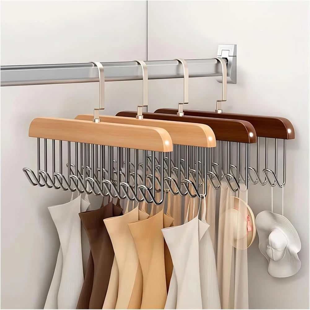 Colgador de sujetador de almacenamiento multifuncional para ahorrar espacio para mujer, organizador de armario para el hogar resistente y duradero para hombre, cinturón de corbata, eslinga para sujetador para mujer