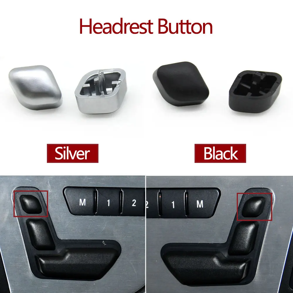 Car Left Right Seat Adjust Switch Control Button Cover Replacement For BENZ C GLK E ML GL Class W204 C204 X204 W212 W207 W166