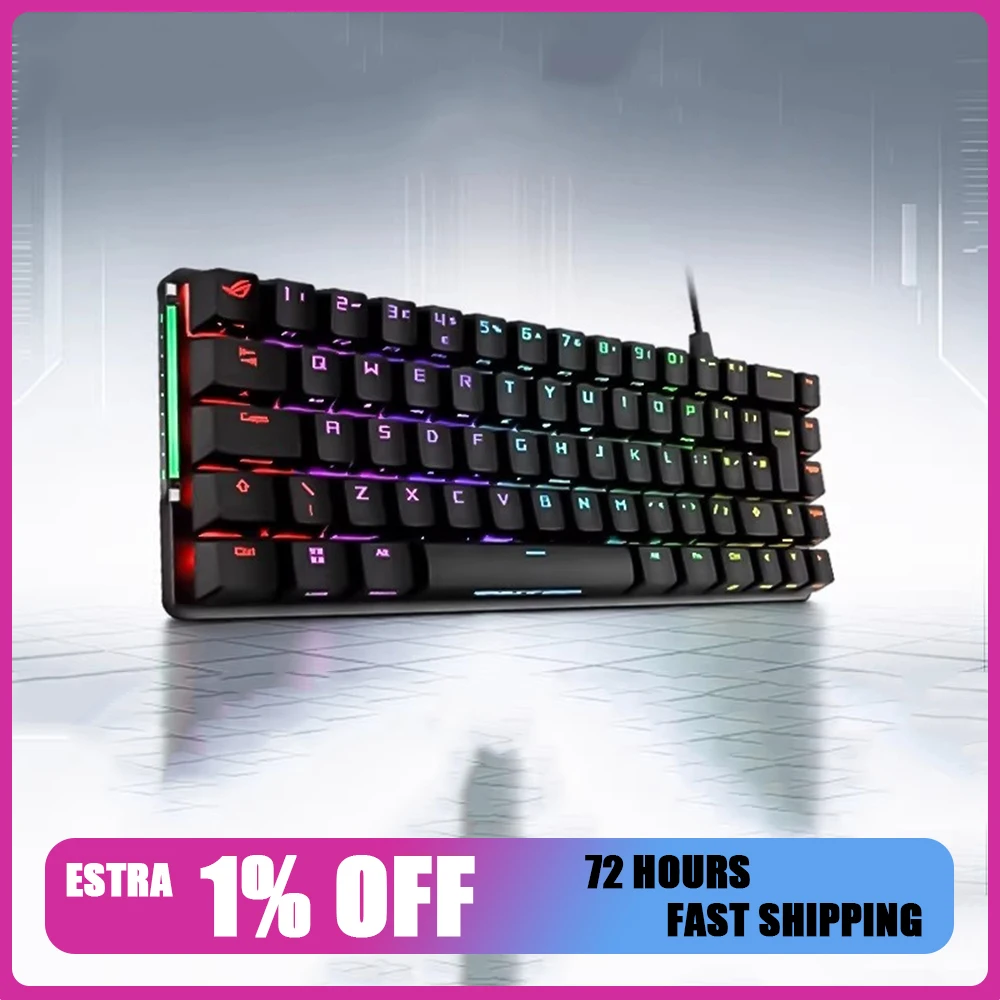 

ROG Falchion Mechanical Keyboard Small Keyboard Layout Smart Bar Touch Bar Low Delay Keyboard RGB Hot Swap Pc Accessories