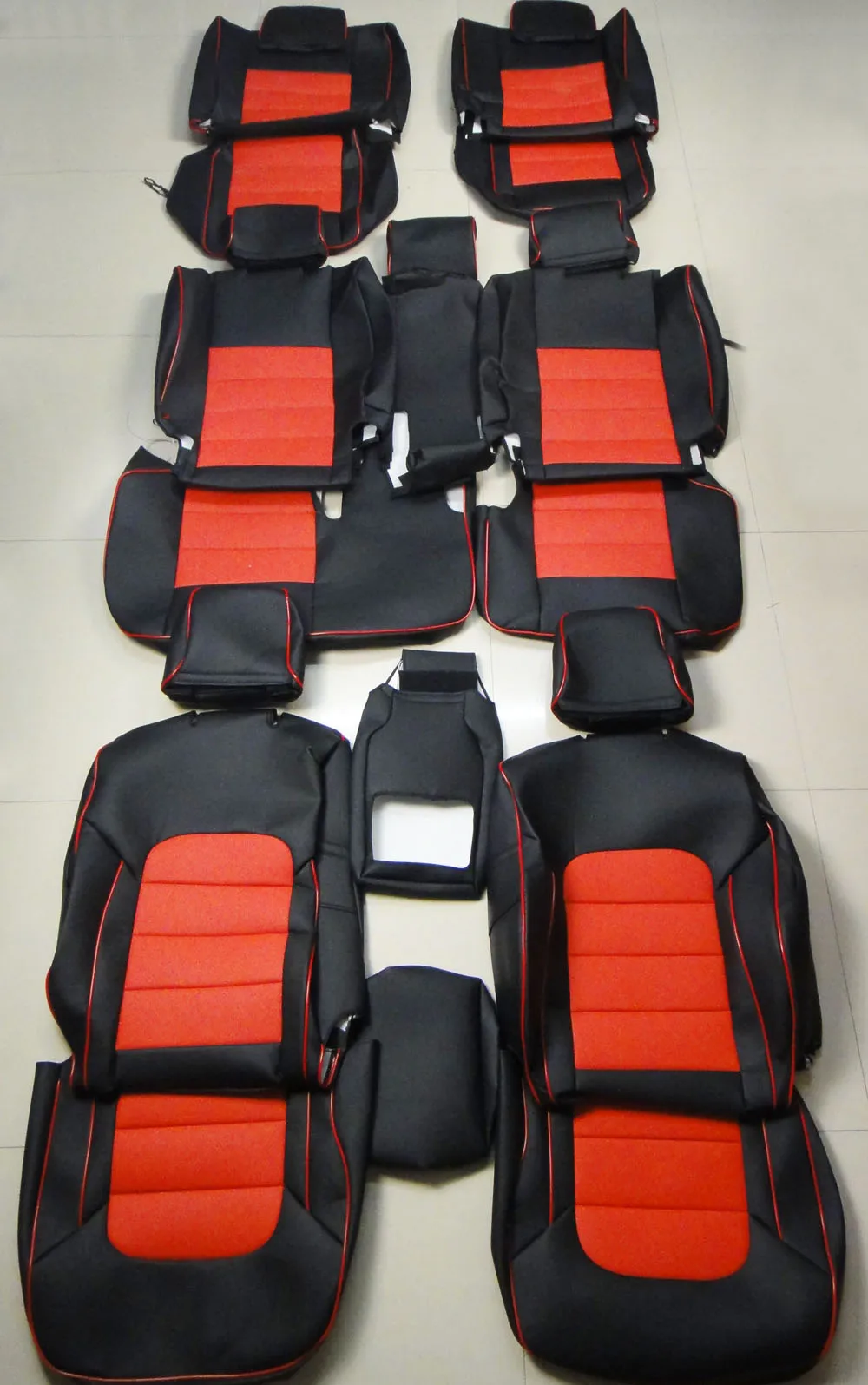 

For Toyota PRADO Seat Cover Set 2004-2023 Genuine Leather & Leatherette 5 & 7 Seats Cushions Protectors Car Interior Accessories