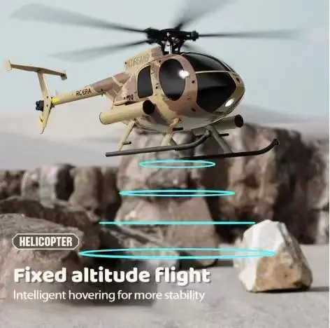 C189 RC Helicopter MD500 Tusk 1:28 Scale Dual Brushless 6-Axis Gyro Flybarless Simulation RTF Outdoor Flying Toy - view 6