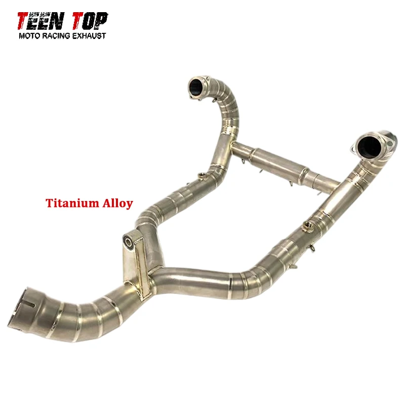TitaniumAlloy For BMW R NINE T Exhaust System R NINE T Exhaust Pipe Motorcycle Exhaust Muffler Slip-on Escape Moto Front Pipe