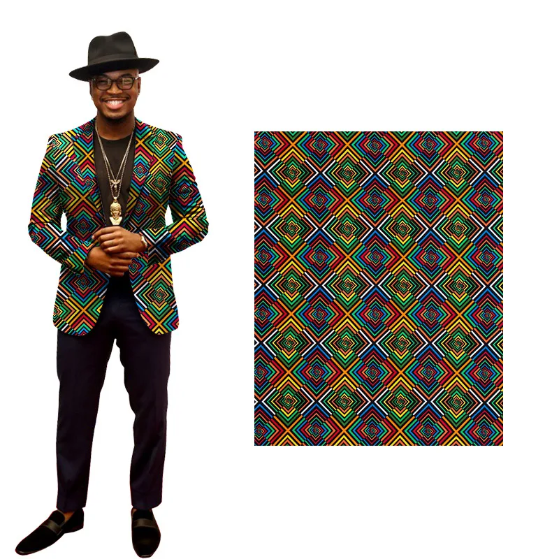 6 Yards New Guaranteed Veritable Original Real Wax Ankara African Print Fabric 100% Cotton For Party Dress