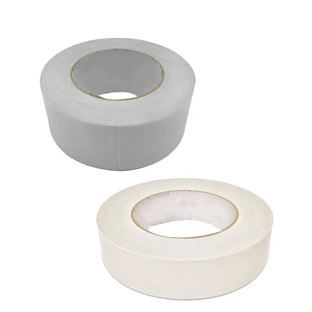 

2 pcs Dual sided Cloth Tape 15mm 20mm Strong Adhesive Duct Carpet Floor DIY Stage Waterproof Corrosion Resistant Insulation Wax