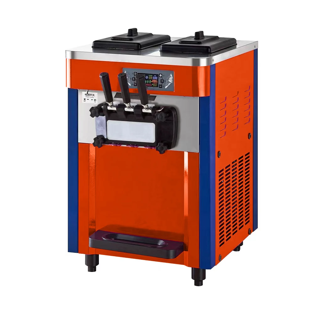 Hot Sales Automatic Ice Cream Maker Soft Serve Ice Cream Machine Suitable for Hotels&Restaurants
